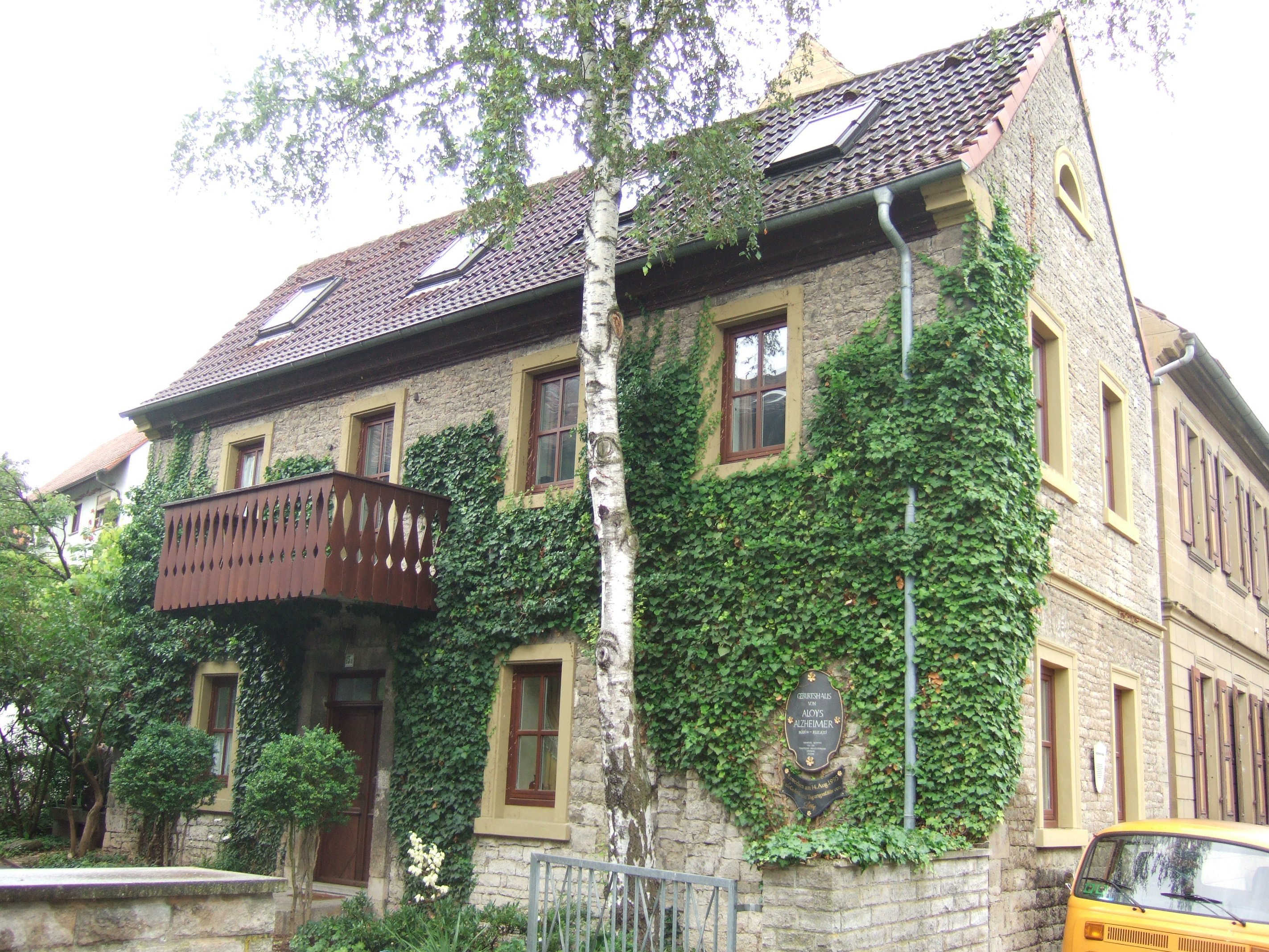 The house where Dr. Alzheimer was born