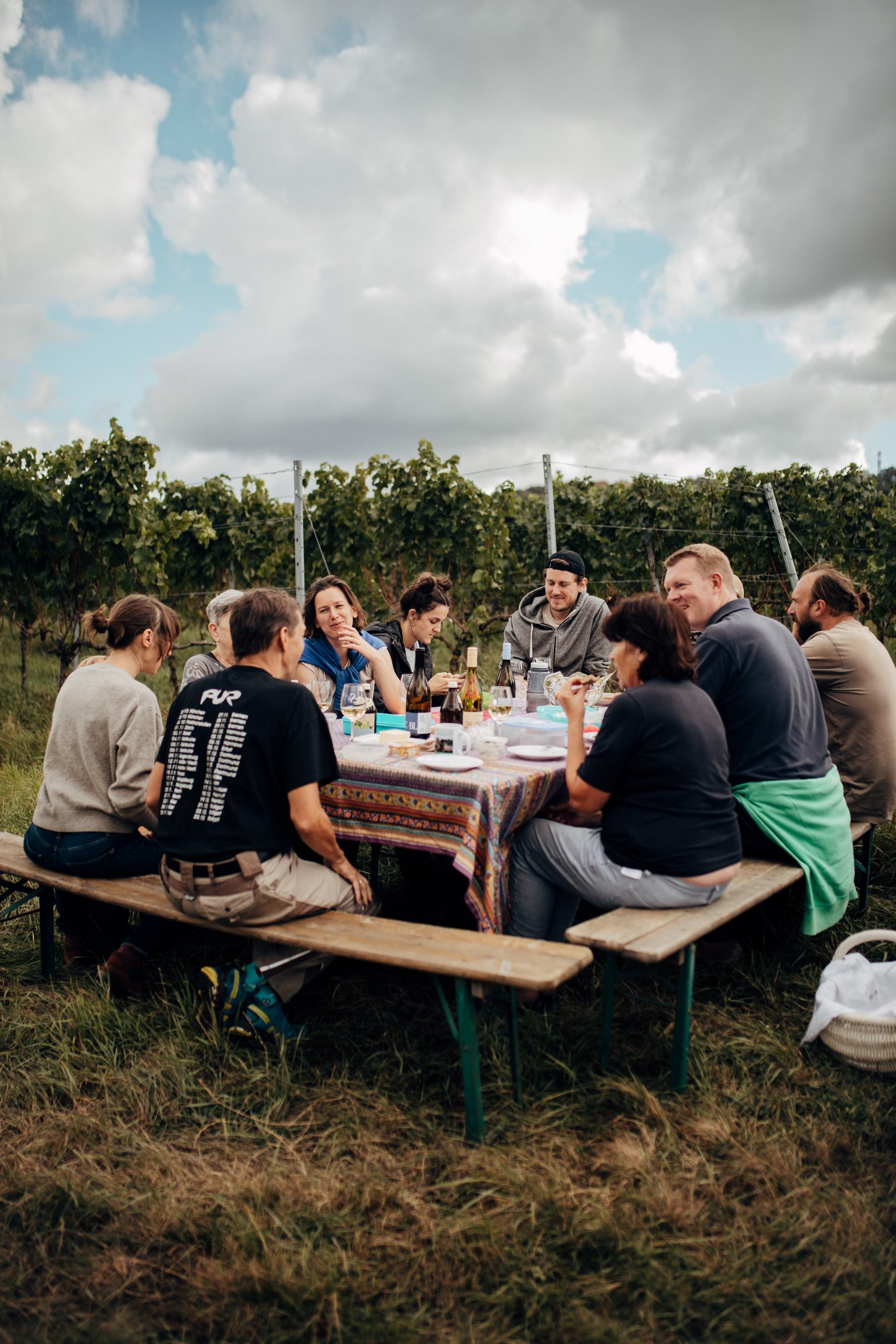 Brotzeit im Weinberg